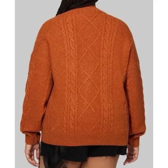 Taylor Swift Life of a Showgirl Glitter Orange Cardigan 3XL/4XL New In Hand - Picture 2 of 2